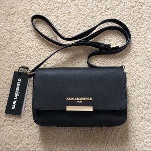 Karl Lagerfeld Paris Saffiano CrossBody Bag